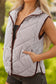 Stripe Snap Winter Vest