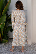 Maple Grove Floral Maxi Dress - Smocked Puff Sleeve