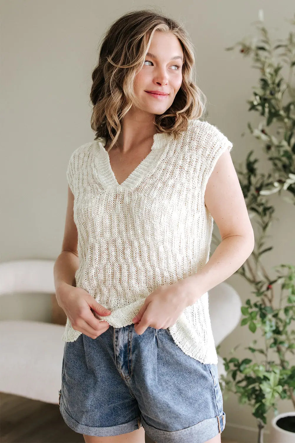 Summer haze jumper vest - lightweight | stylish comfort