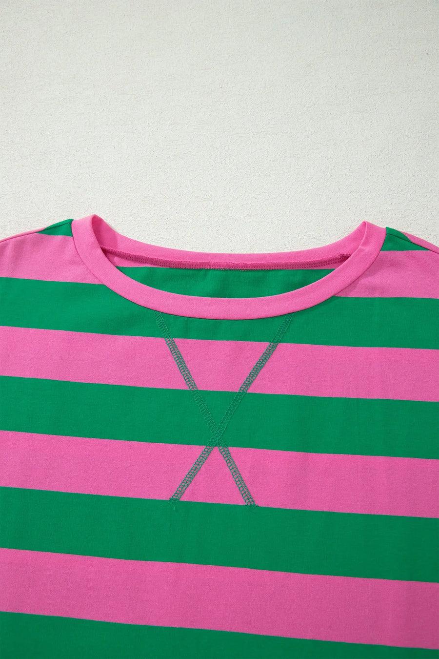 Yellow Stripe Dolman Tee & Drawstring Skort Athletic Set Women UK