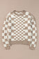 Smoky Plaid Soft Knit Jumper