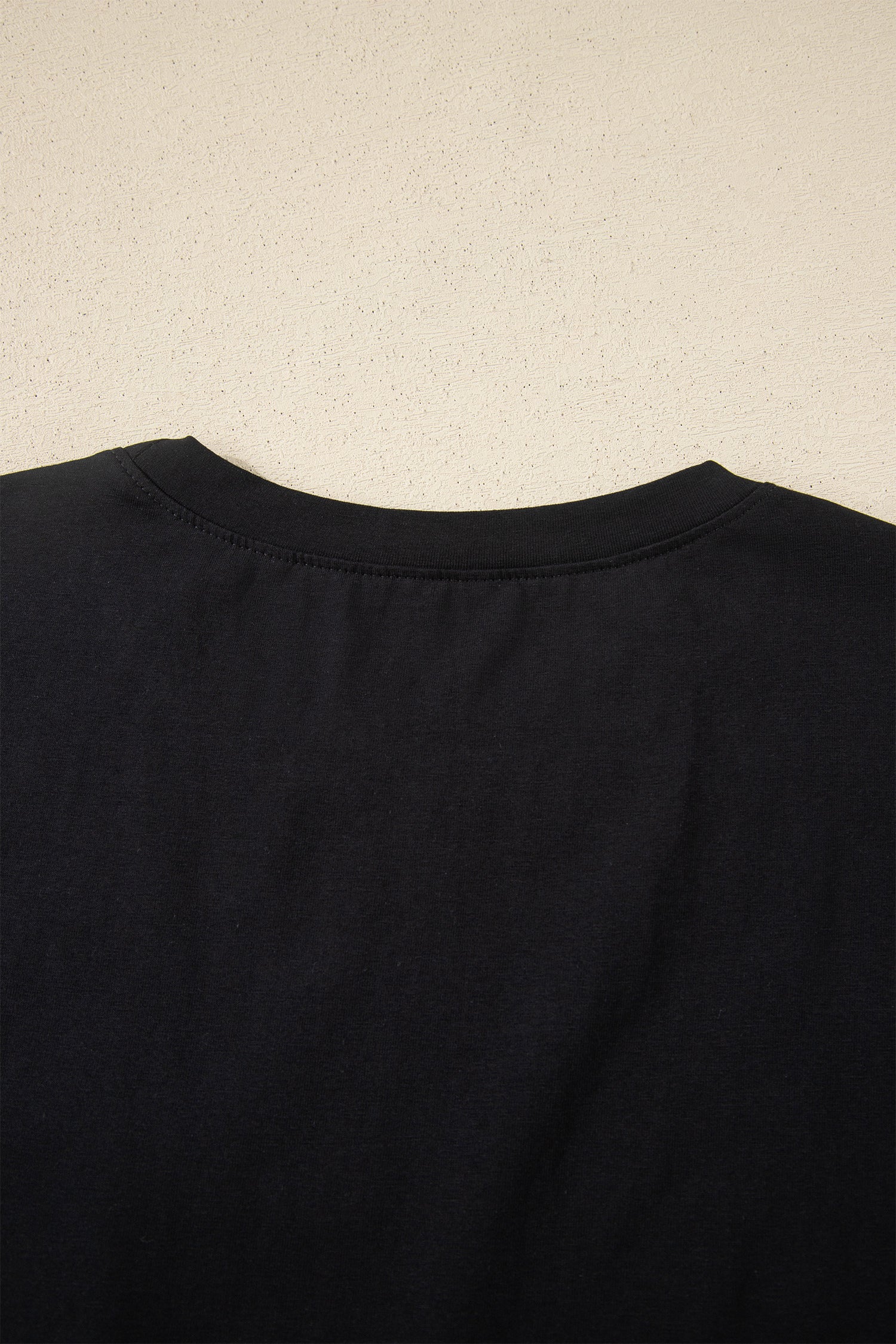 Varsity Stripe Crew Neck Short Sleeve Cotton T-Shirt