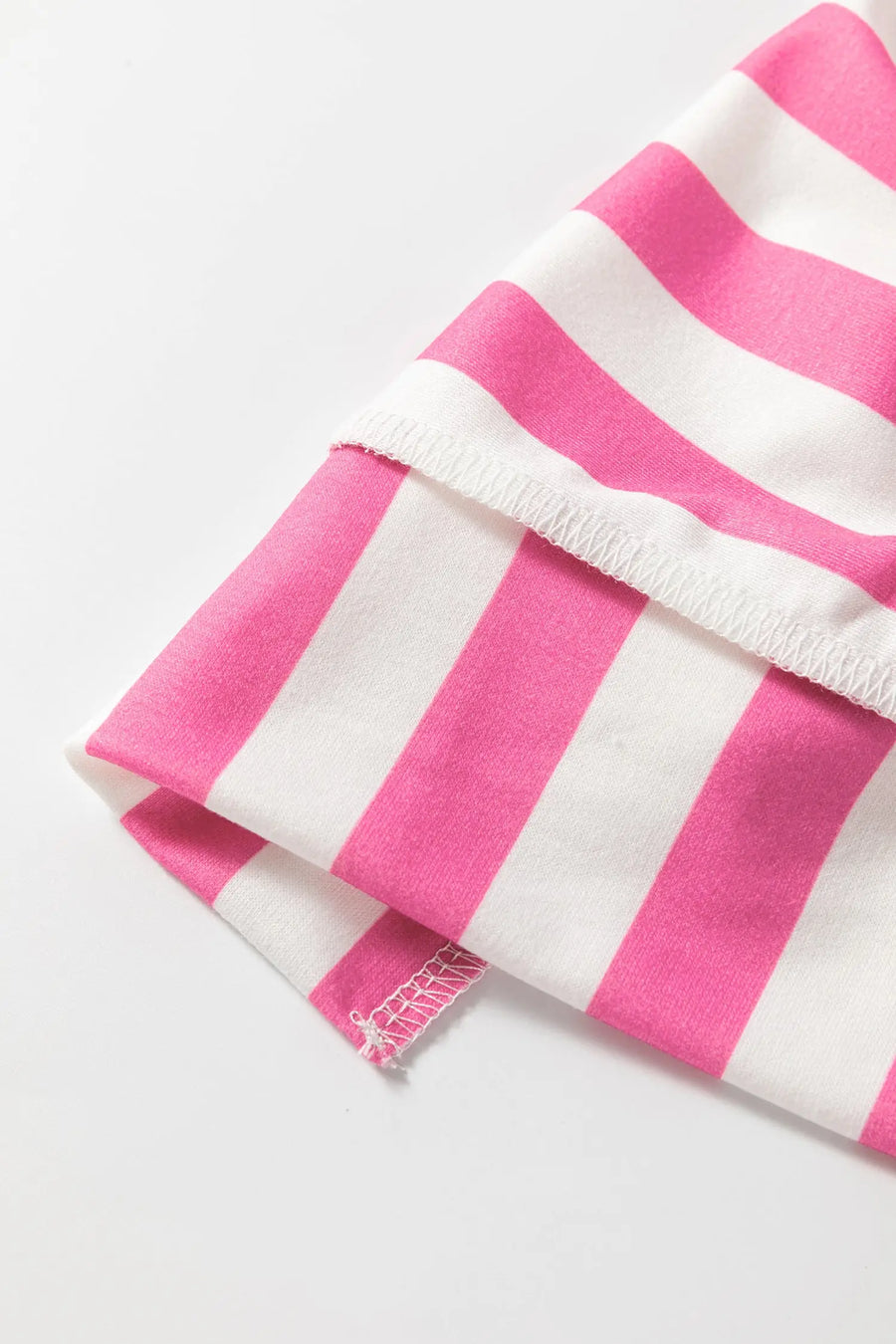Stripe Exposed Seam Contrast Oversized Top Women UK — second colourway | Fashionfitz UK