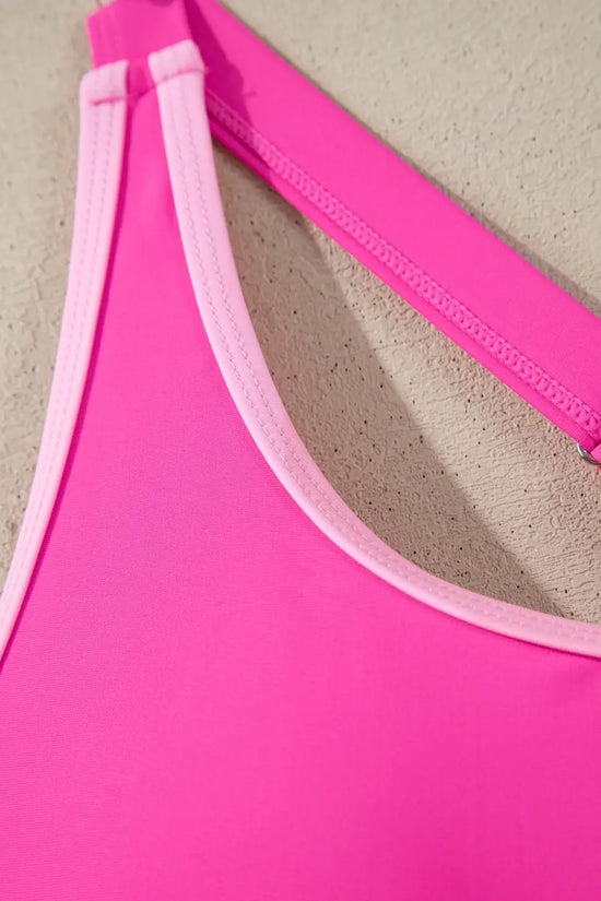 Swim dress with shorts women | pink one piece modest