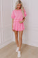 Pearl Bow Chic Co-Ord - Elegant Two-Piece Set