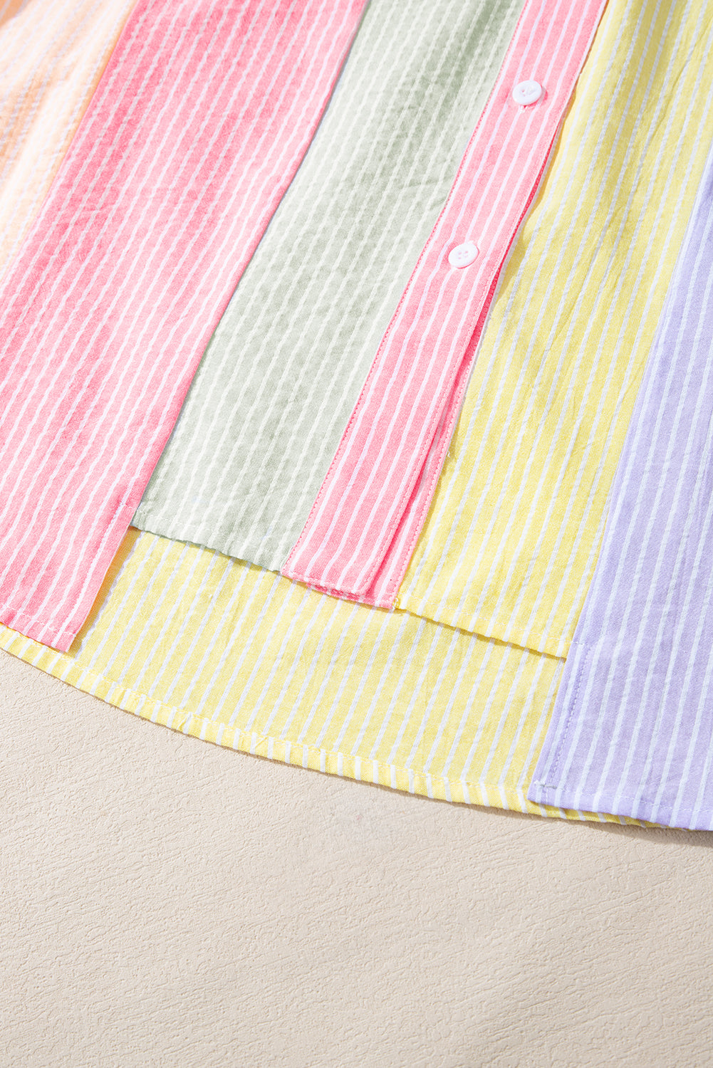 StripeSplash Oversized Shirt