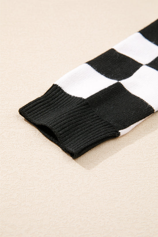 Smoky Plaid Soft Knit Jumper