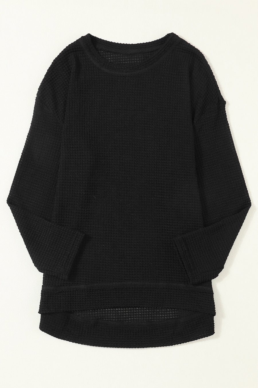Moss Green Textured Knit Top | Plus Size Long Sleeve