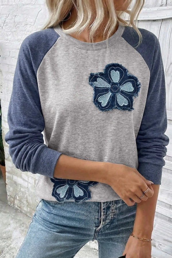 Sleet Game Day Checkered Letter Graphic Oversized Sweatshirt Women UK