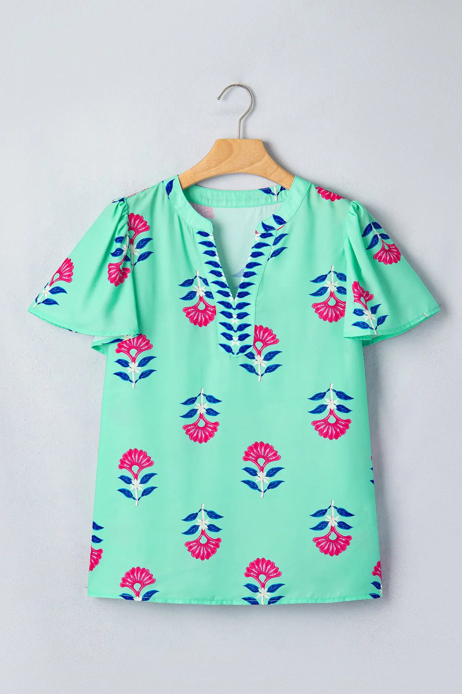 Romantic floral blouse UK — holiday occasion, relaxed feminine summer style