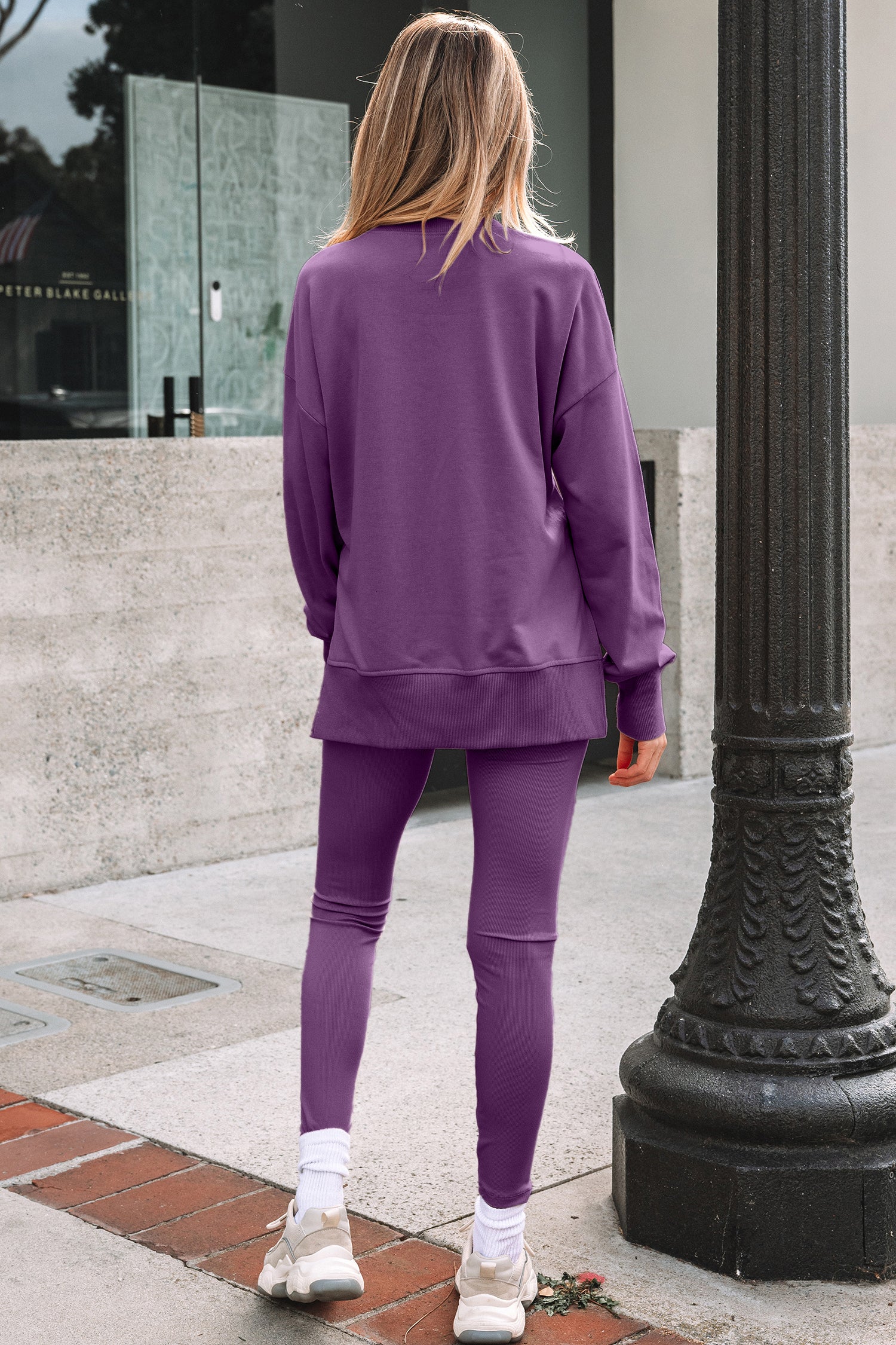 Oversized Sweatshirt and Leggings Matching Set