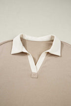 Cropped Top Drawstring Skirt Set