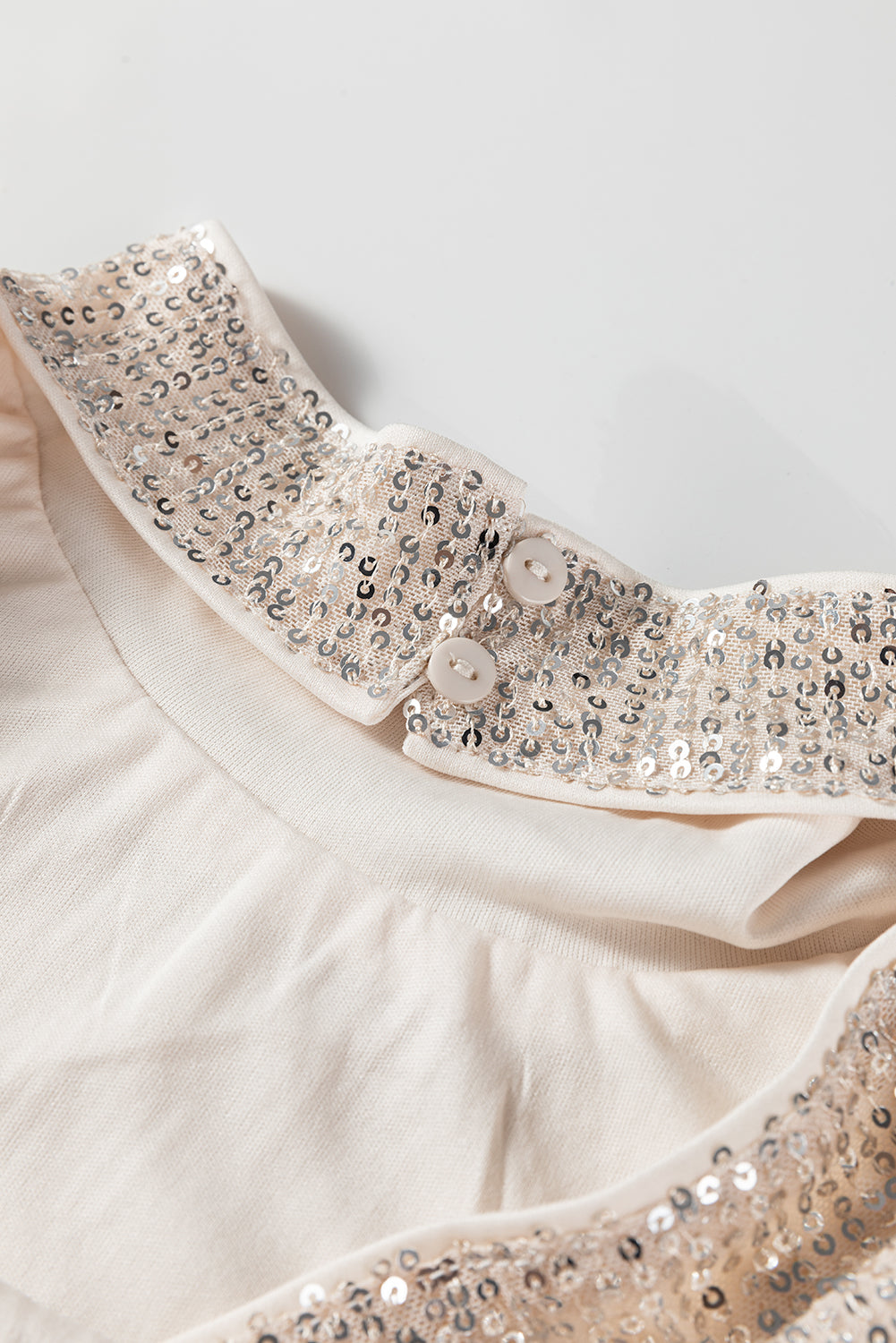 Open Back Sequin Party Top – Bell Sleeves