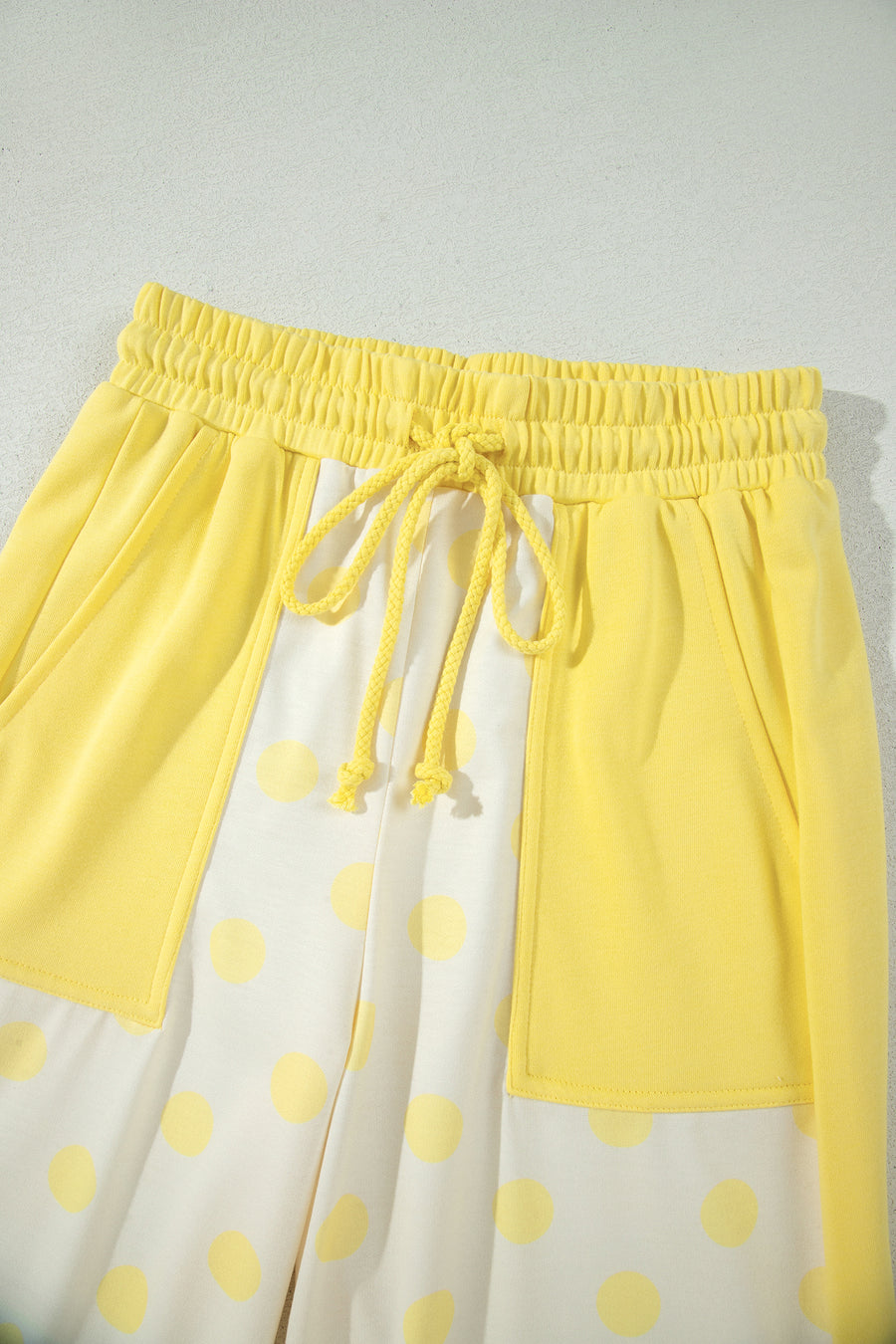 Colour Block Polka Dot Wide Leg Pant Set Women UK