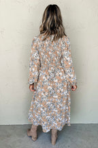 Maple Grove Floral Maxi Dress - Smocked Puff Sleeve