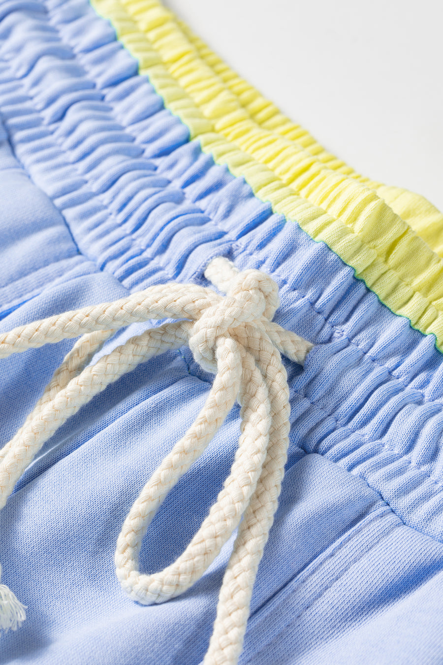 Flower Patchwork Drawstring Elastic Waist Wide-Leg Trousers
