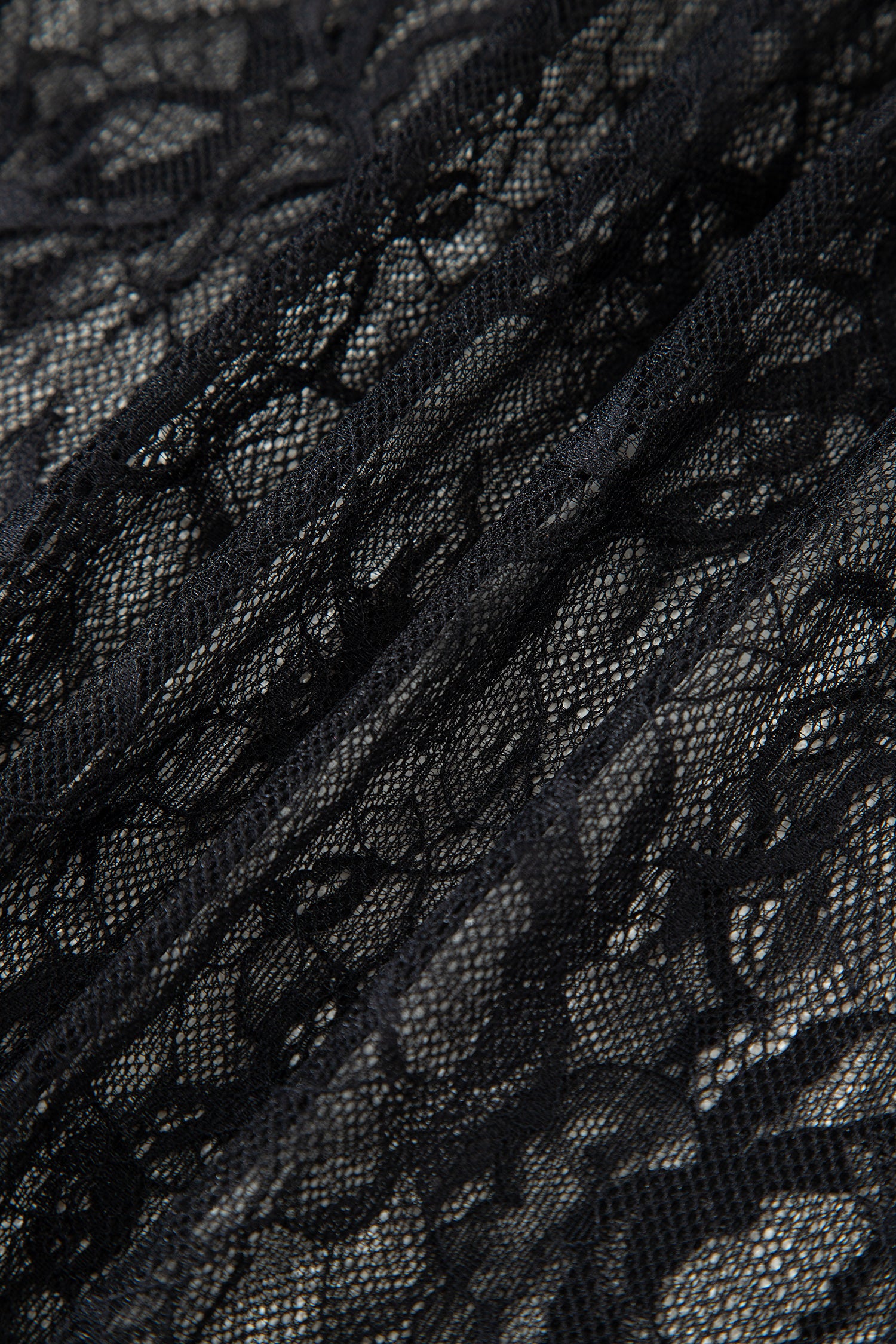 Black Lace Maxi Dress | Sleeveless Floral Lace Dress