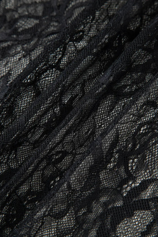 Black lace maxi dress women | elegant sleeveless