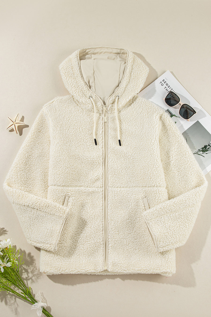 Cosy Fleece Hooded Jacket Women UK