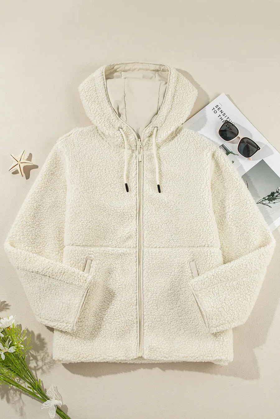 Cosy Fleece Hooded Jacket Women UK