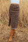 Leopard Denim Midi Skirt - Summer Fashion by FashionFitz styled with white crop top and boots, perfect for western summer vibes.