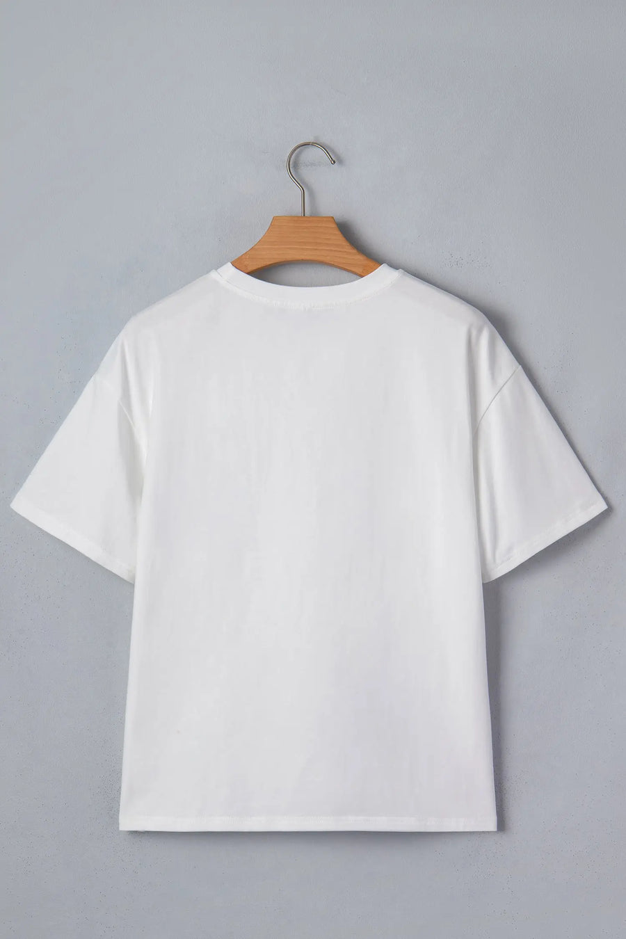 Colour block patch pocket short sleeve top round neck tunic relaxed fit tunics