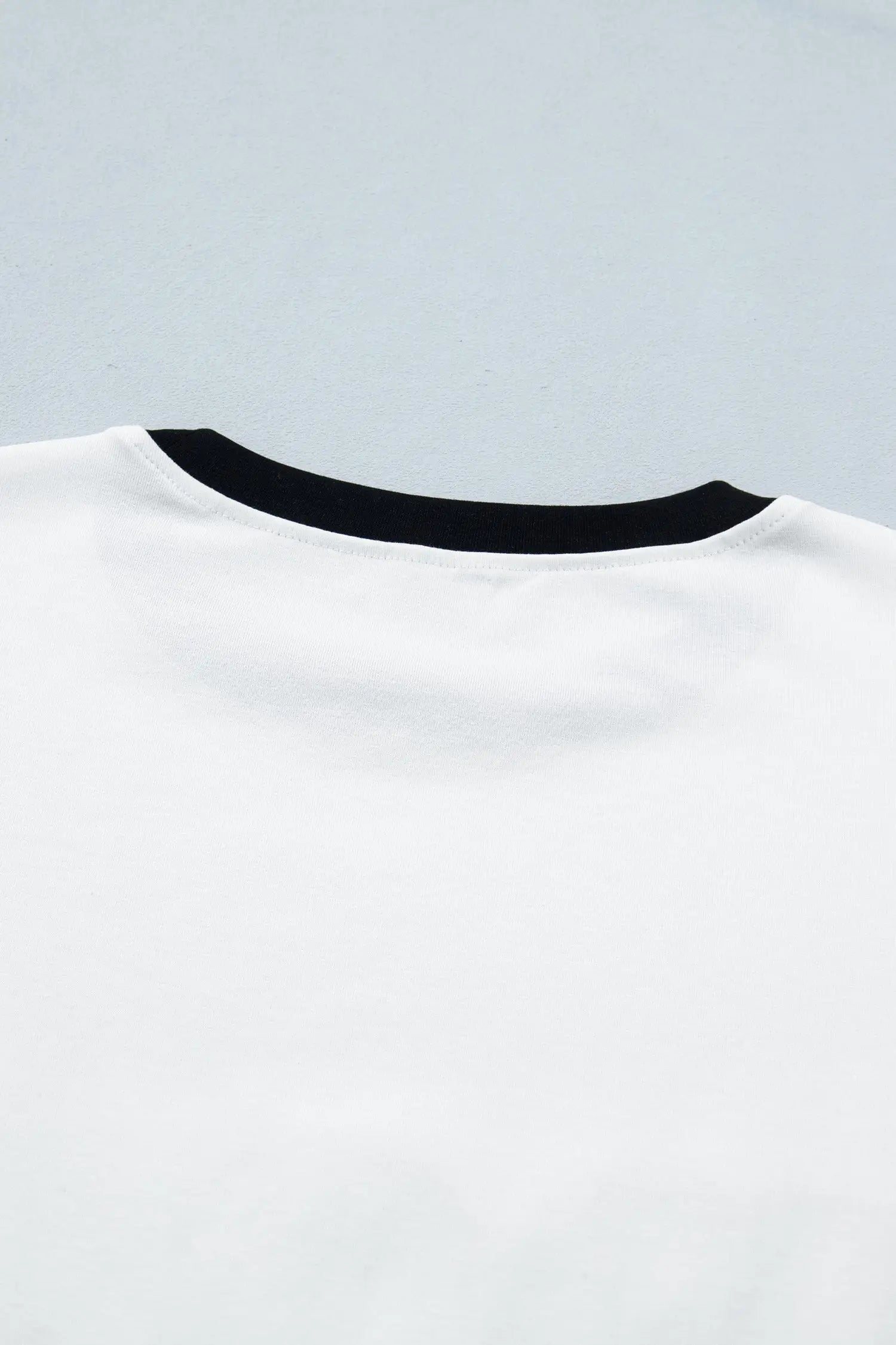 Women’s usa sequin colourblock letter print loose t-shirt t-shirts