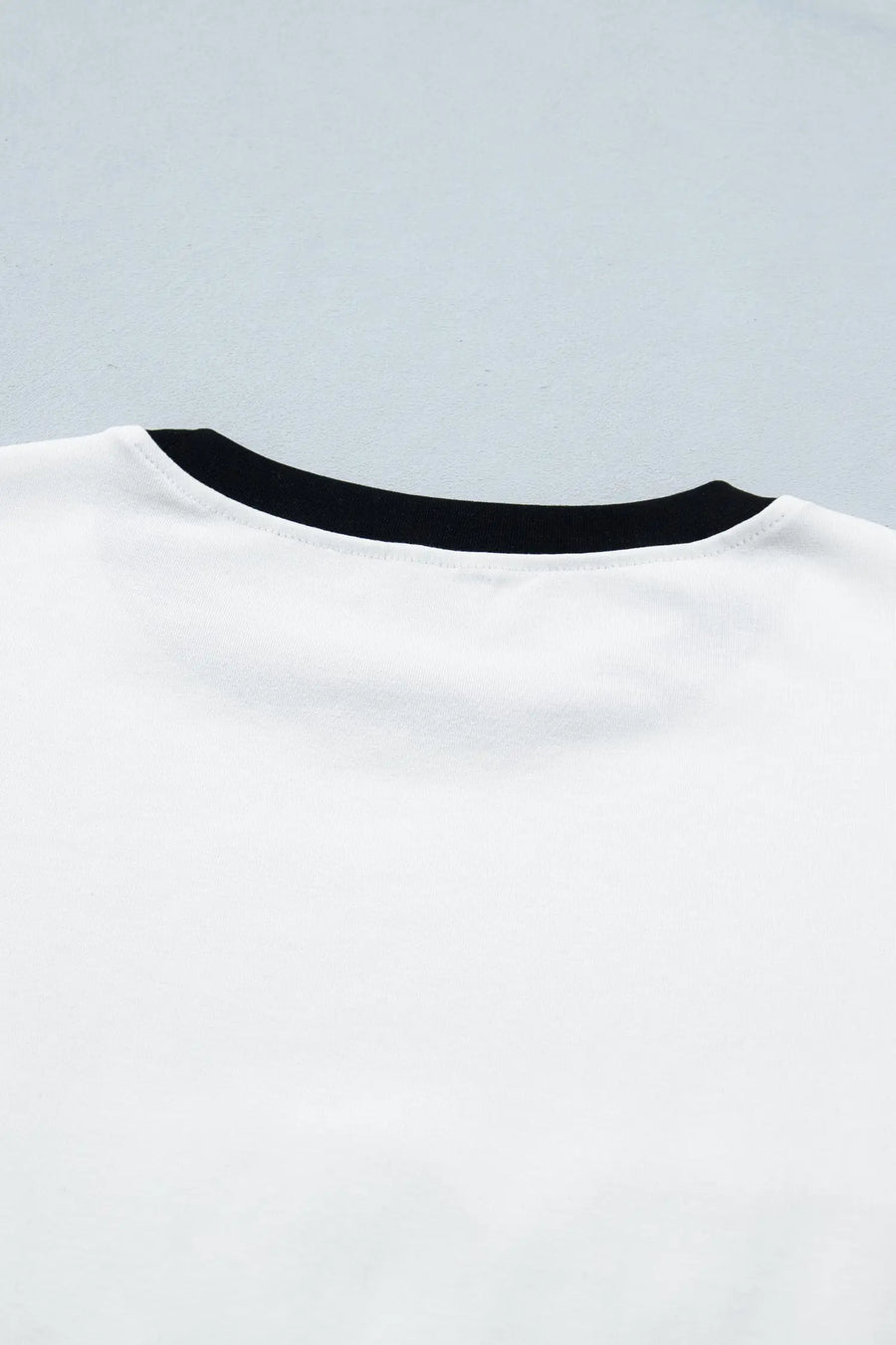 Women’s usa sequin colourblock letter print loose t-shirt t-shirts