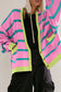Urban Stripe Loose Cardigan