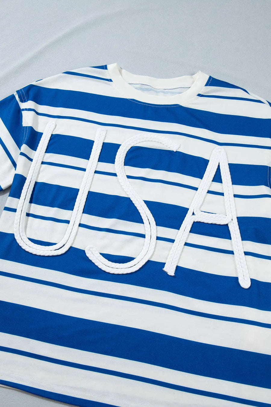 Sky Blue Racing Embroidered Patchwork Sweatshirt Women UK