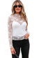 Sheer Floral Lace Top
