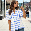  Sky Blue Stripe