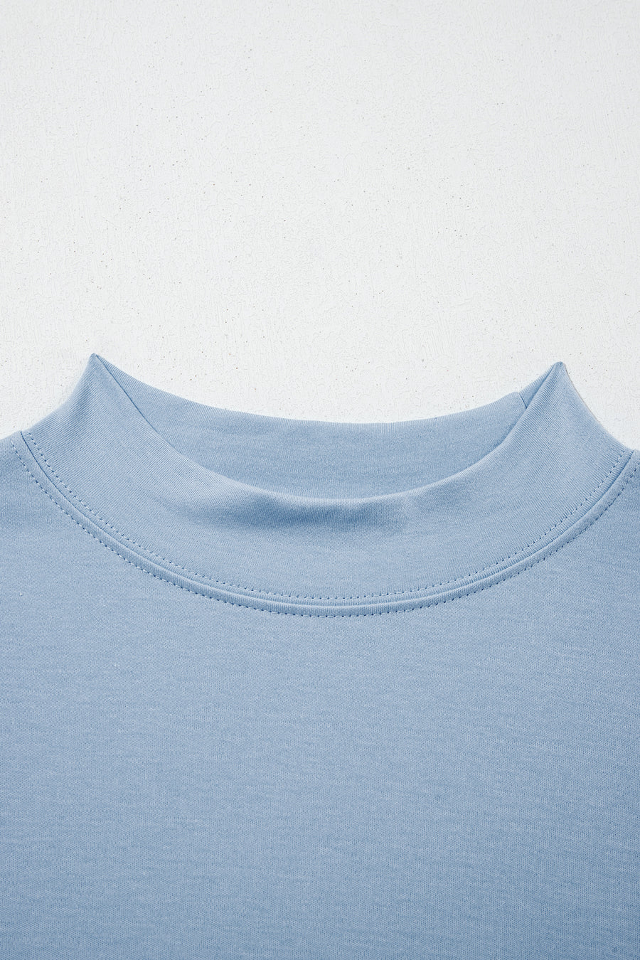 Solid Colour Oversized High Neck Tee Women UK