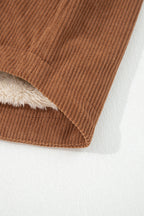 Fleece Lined Corduroy Jacket