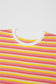 Funky Stripes Wide Leg Pants Set