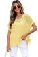 Short Sleeve Sweaters Soft Hue Crochet Top