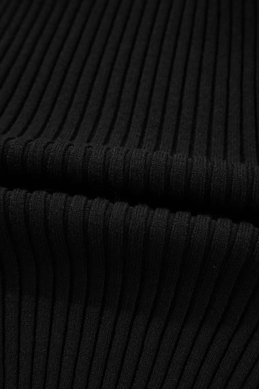 Black cold shoulder choker neck sweater sweaters