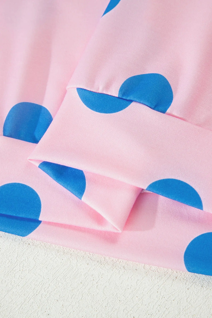Polka Dot V Neck Short Sleeve Tee High Waist Drawstring Shorts Set