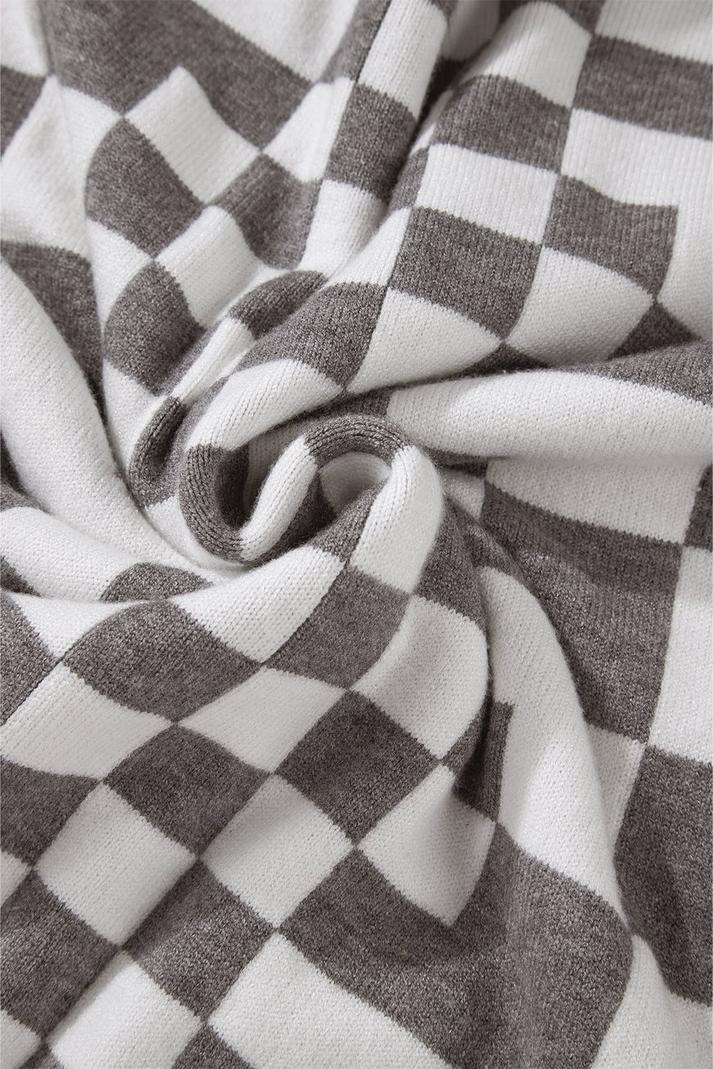 Smoky Plaid Soft Knit Jumper