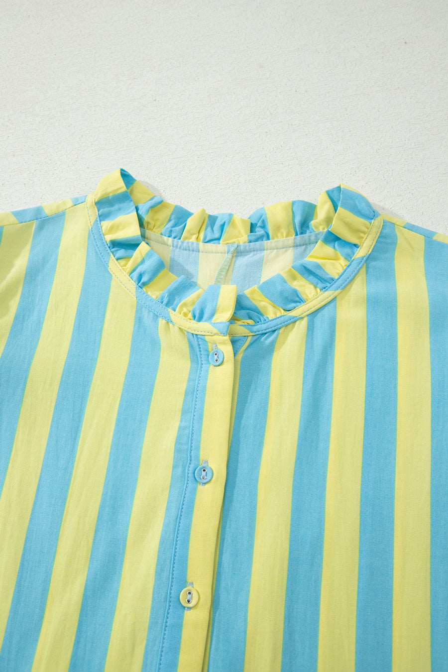 Red Stripe Puff Sleeve Mini Dress Women UK