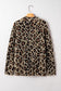 Brown Leopard Open Cardigan