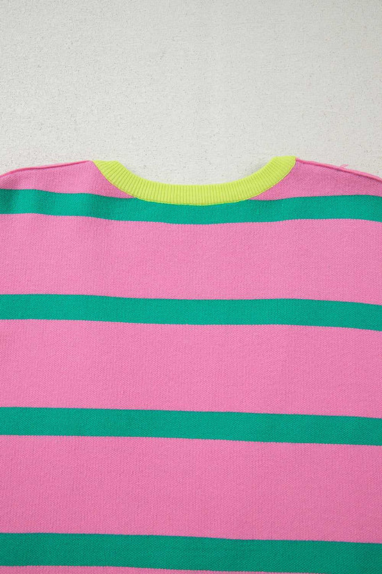 Urban Stripe Loose Cardigan