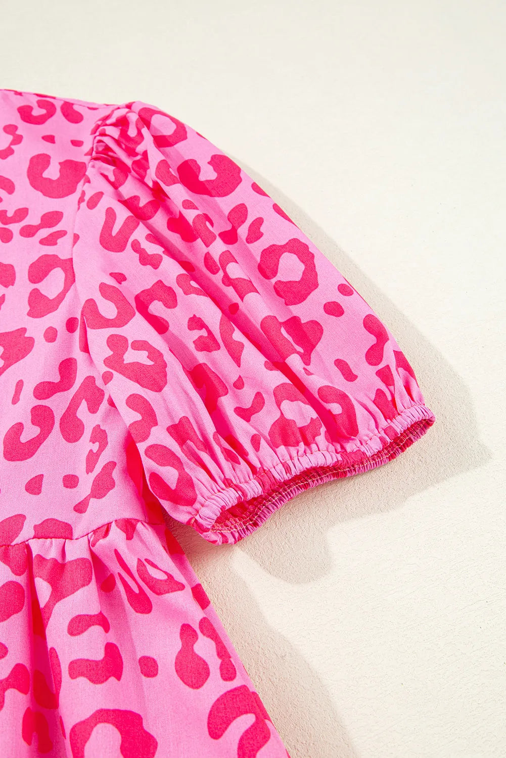 Rose Leopard Chic Dress - Fashionfitz
