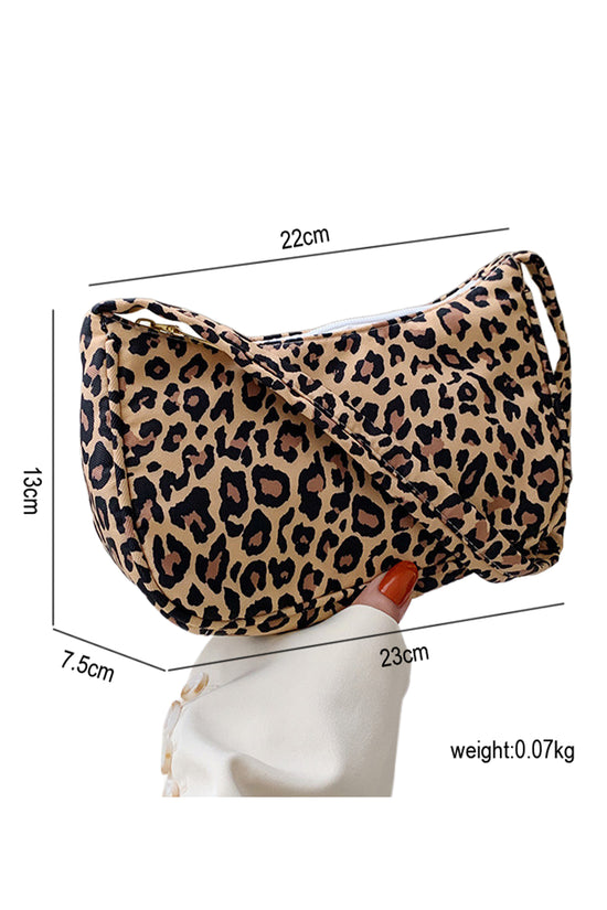 Leopard Print Minimalist Shoulder Bag Women UK