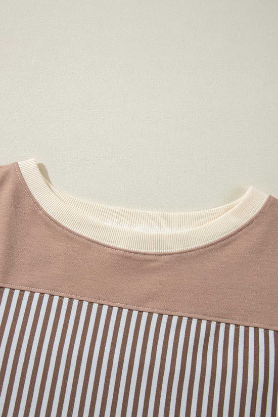 Stripe Embrace Plus T-Shirt