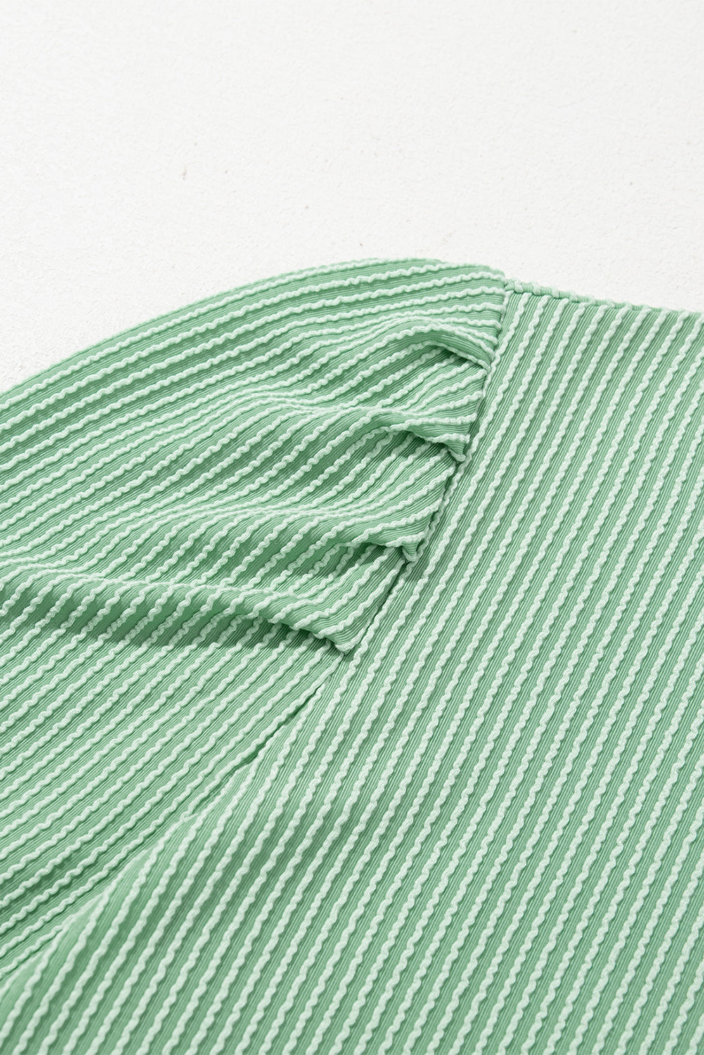 Corded Knit Mini Dress - Mint Green Perfection