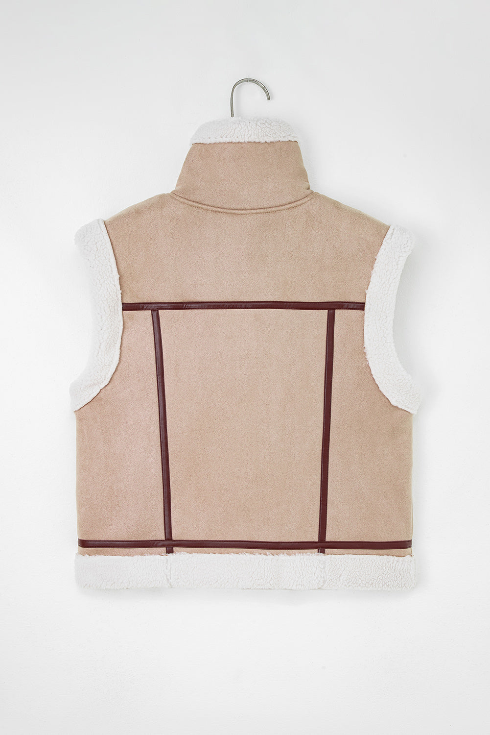 Women’s Sherpa Lined Suede Vest