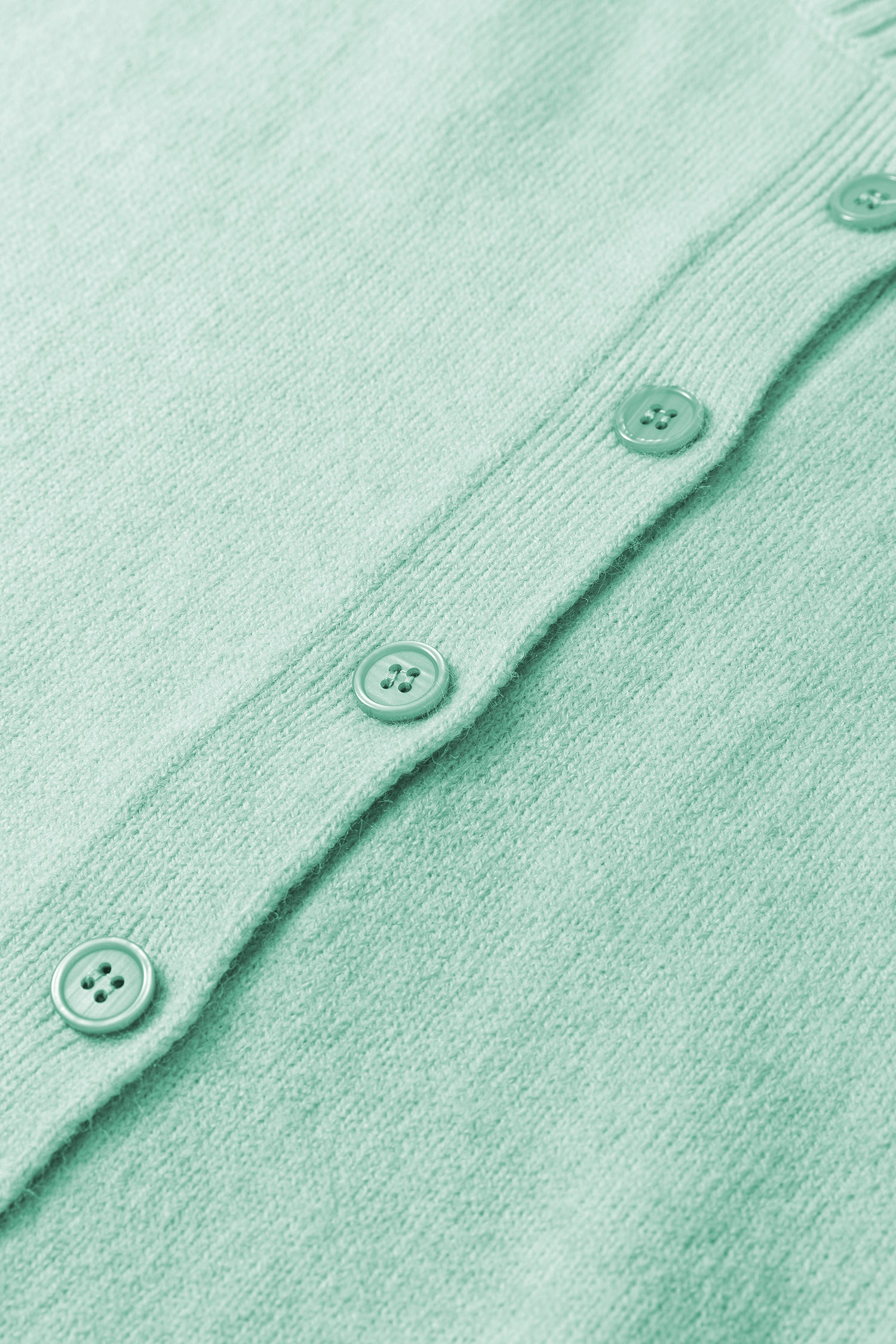 Pastel Fuzzy Knit Boxy Cardigan