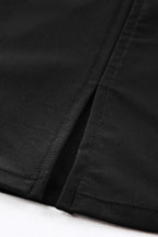 Black Square Neck Tankini Swimsuit