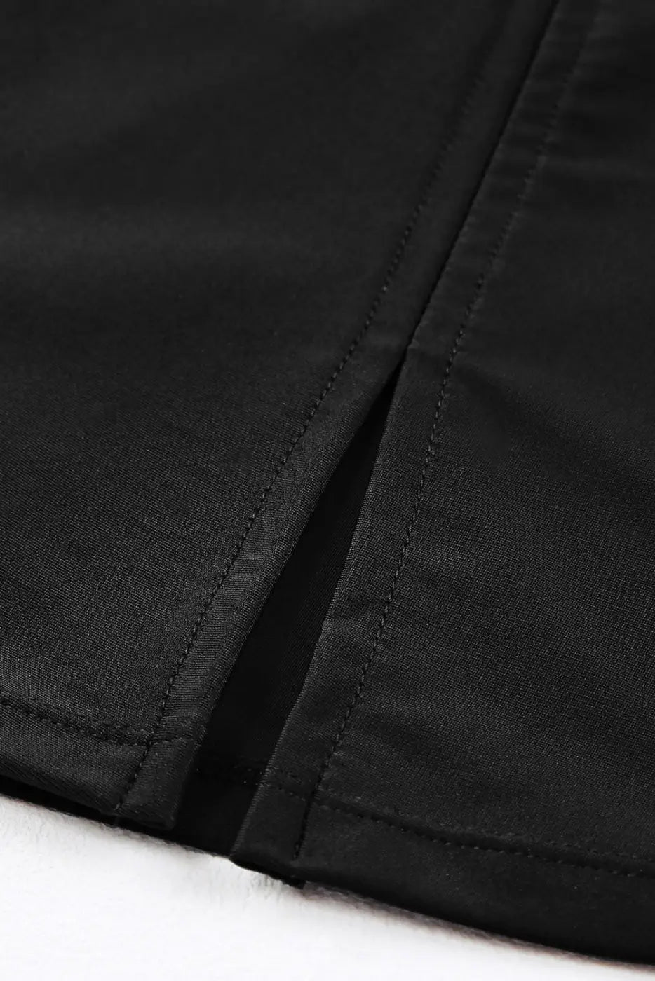 Black square neck sleeveless tankini swimsuit | fashionfitz